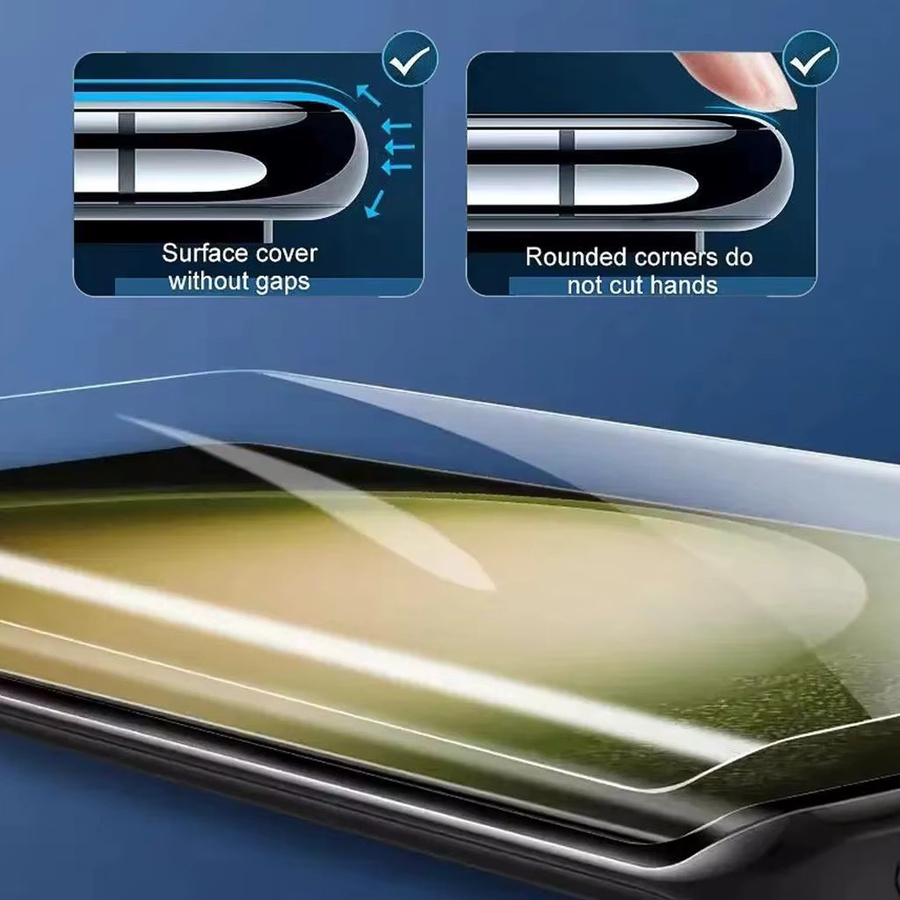 2 Stück Keramik-Weichglasfolie Displayschutzfolie für Vivo X50 ProPlus, X60 Pro+, X70, X80 und X90 Pro+ in Transparent inklusive Installationsset - Bild 3