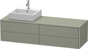 Duravit Waschtischunterschrank XSquare in Weiß, B/T/H: 160 x 54,8 x 40 cm - Bild 1