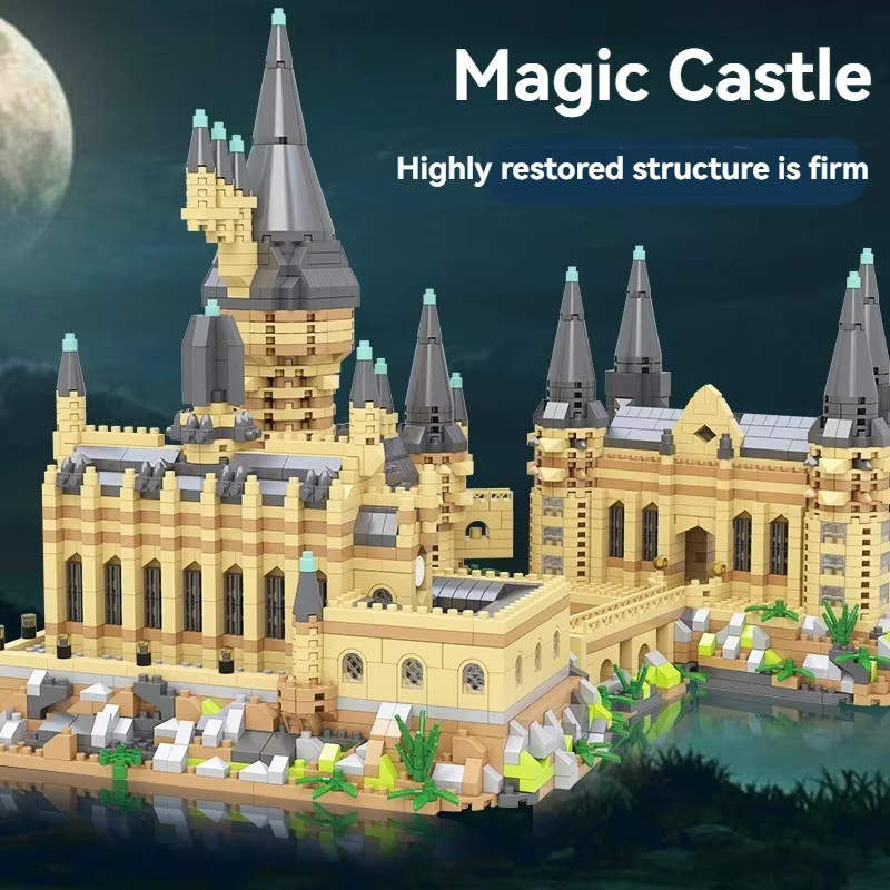 HUATEC Magic Castle DIY Bauset – Pädagogisches MOC Architektur Spielzeug für Kinder und Erwachsene in Mehrfarbig - Bild 4