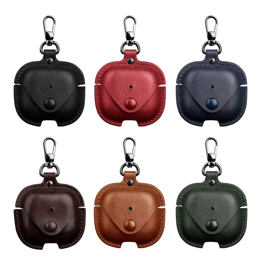 Apple Ledertasche für AirPods 4. Generation mit Haken und Lanyard im Business-Stil - Bild 6