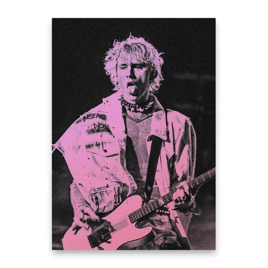MINISO Anime Poster Sänger M-Machine G-Gun K-Kelly HD Wanddekoration wasserfest, Farbe: Black, B/H: 20,0 x 15,0 cm - Bild 5