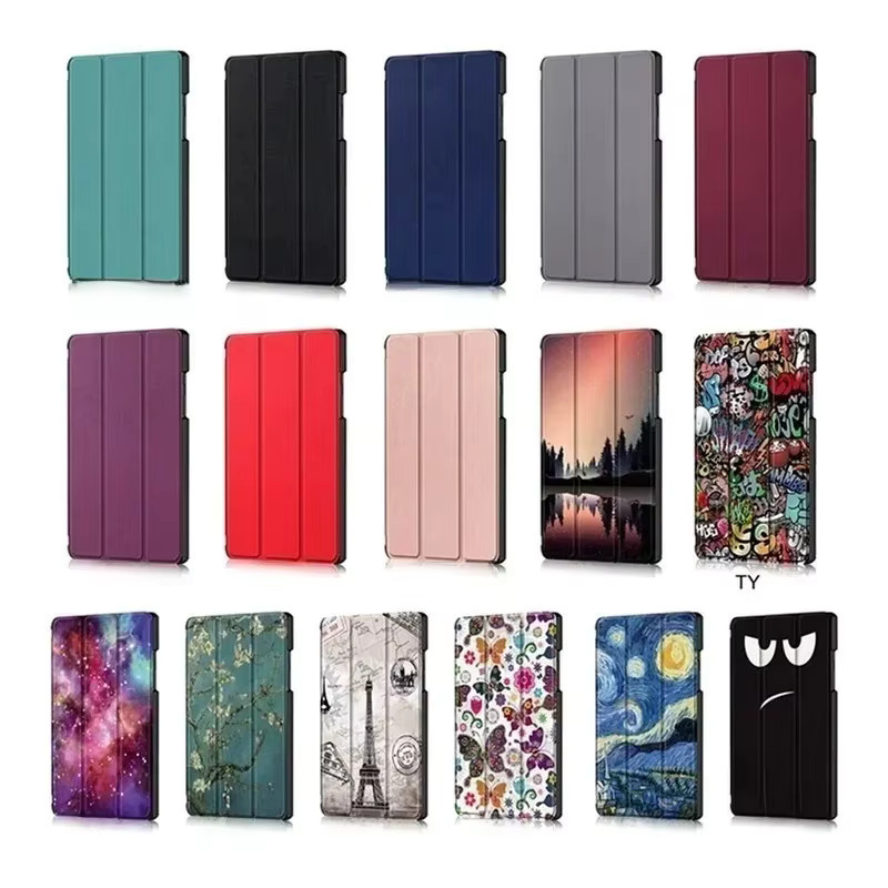 Magnetische Tablet-Schutzhülle mit Standfunktion für Samsung Galaxy Tab A9 Plus, A8, A7, S6 Lite, S9 FE und S8 in Schwarz und Multicolour - Bild 5