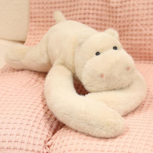 Yiran Health & Beauty Stofftier-Set Panda Schaf Schwein Elefant Faultier Fuchs Löwe, 50cm - Bild 1