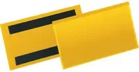 Durable Etikettenhüllen und Kennzeichnungstaschen Gelb, 50 Stück, Breite: 15 cm, Höhe: 6,7 cm - Bild 1