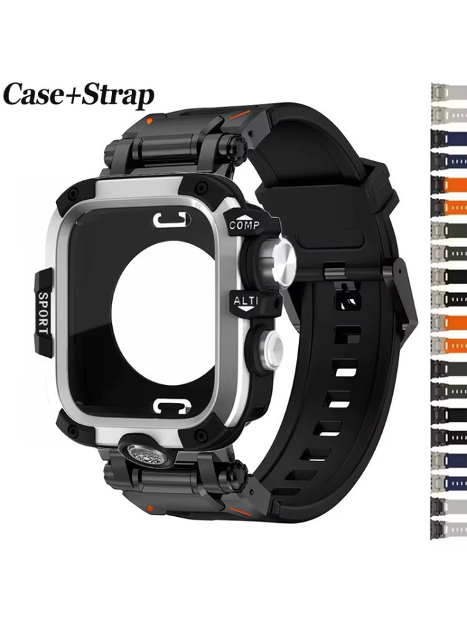 FancyWrist Uhrenarmband Silikon, Schwarz, Unisex - Bild 4