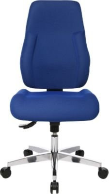 Topstar Bürostuhl FEEL GOOD in Blau mit Synchronmechanik, hoher Rückenlehne und großem Muldensitz ohne Armlehnen - Bild 1