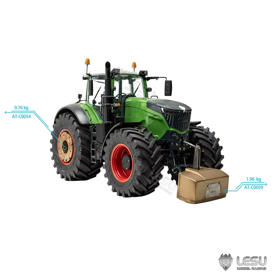 LESU 1050 Gegengewicht, RC-Zubehör, 1/14, Metall - Bild 2