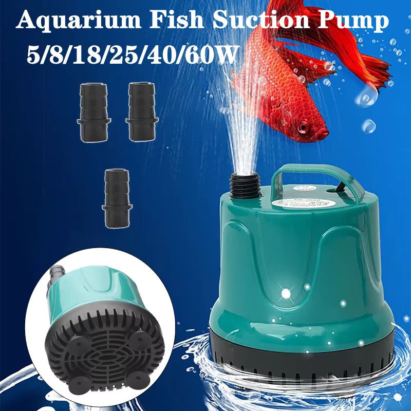 Dreamburgh Wasserdichte Tauchpumpe mit 360 Grad Funktion für Aquarium und Teich, automatische Saugpumpe mit 300 bis 1000 l/h Förderleistung - Bild 2