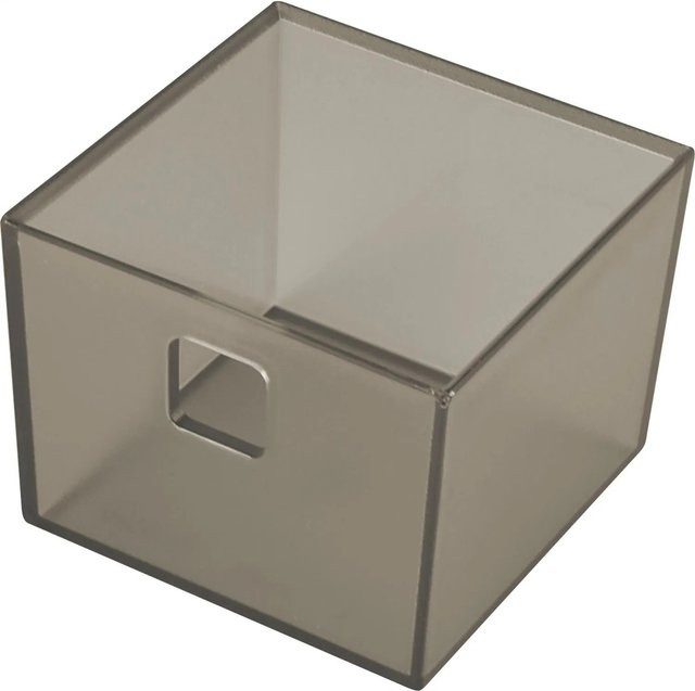 Ninka Banio Organizer-Behälter 1-fach aus Kunststoff in Graphit Grau, B/T/H: 8,4 x 8,4 x 6,5 cm - Bild 1
