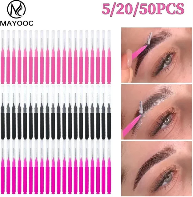MAYOOC LASH Einweg Mini Augenbrauen- und Wimpernpinsel, Unisex - Bild 1