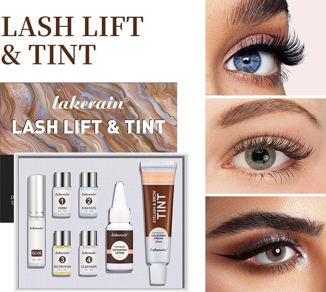 ibcccndc Wimpernlift- und Tönungsset, Unisex - Bild 1