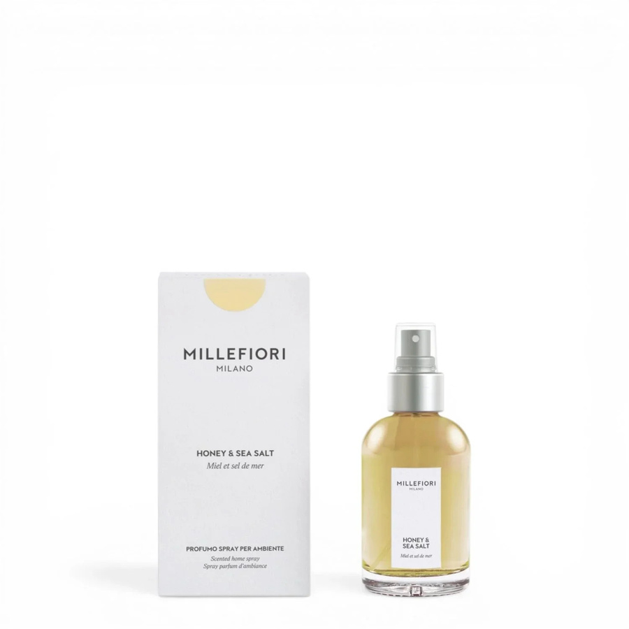 Millefiori Milano Home Spray Honig & Meersalz 100 ml ambrierter floraler Duft - Bild 1