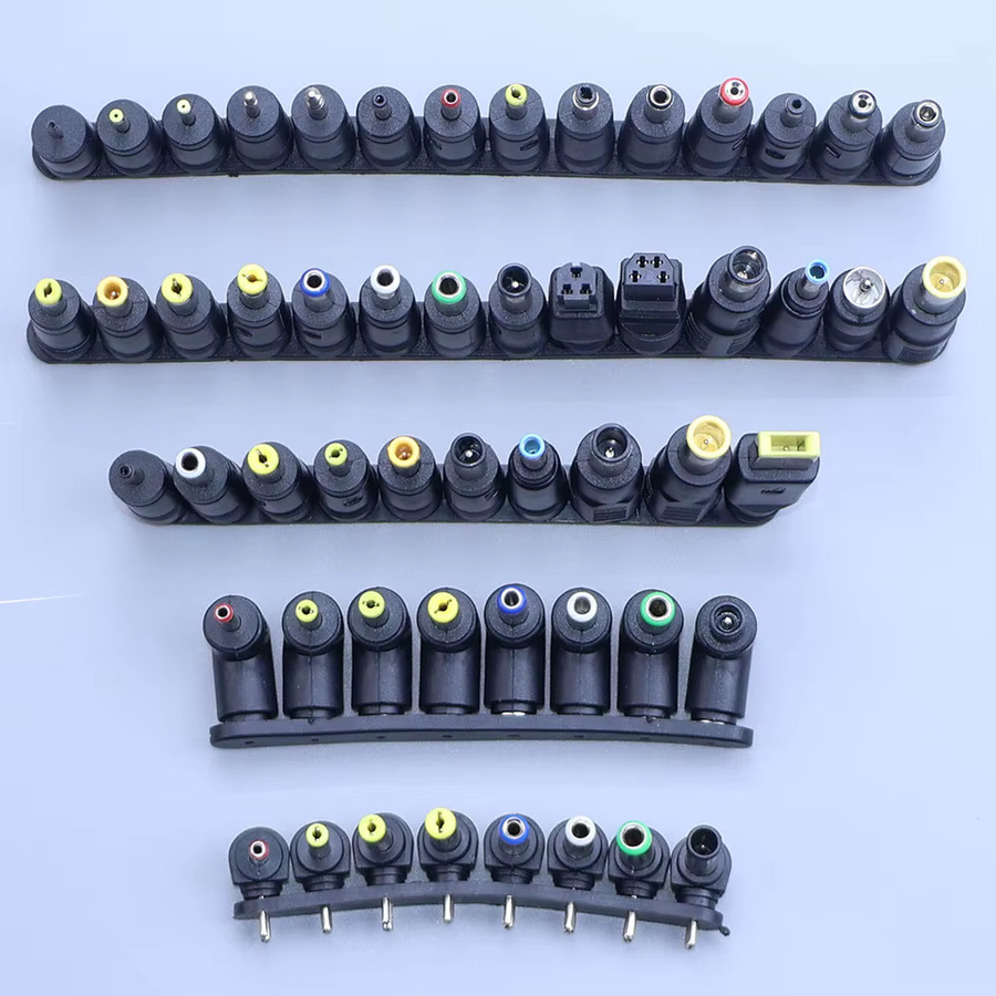 YanXi Universal DC AC Stromadapter-Stecker 5,5 mm x 2,1 mm mit 2-Pin für Lenovo Laptop Stromversorgung, Schwarz - Bild 2
