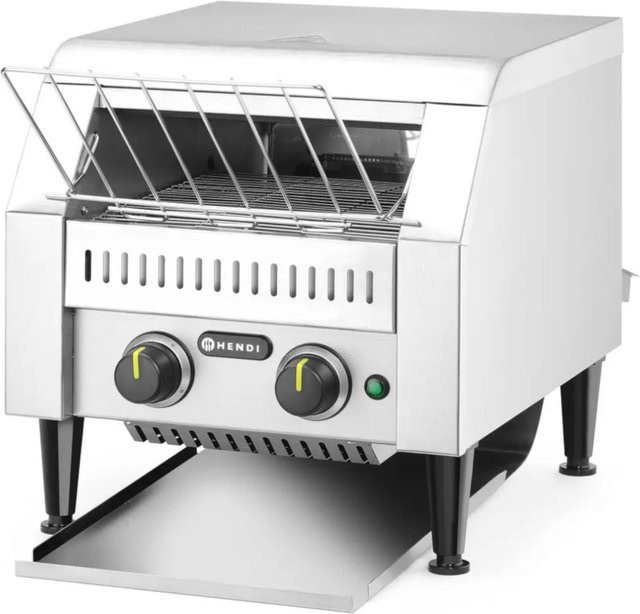 Hendi Durchschub-Toaster 2240W aus Edelstahl in Silber mit Timer - Bild 1