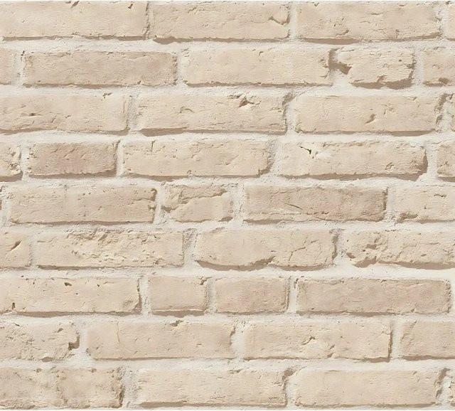 Profhome Tapete Stein Kacheln Natur Matt Beige, B: 0,53 m, L: 10,05 m - Bild 1