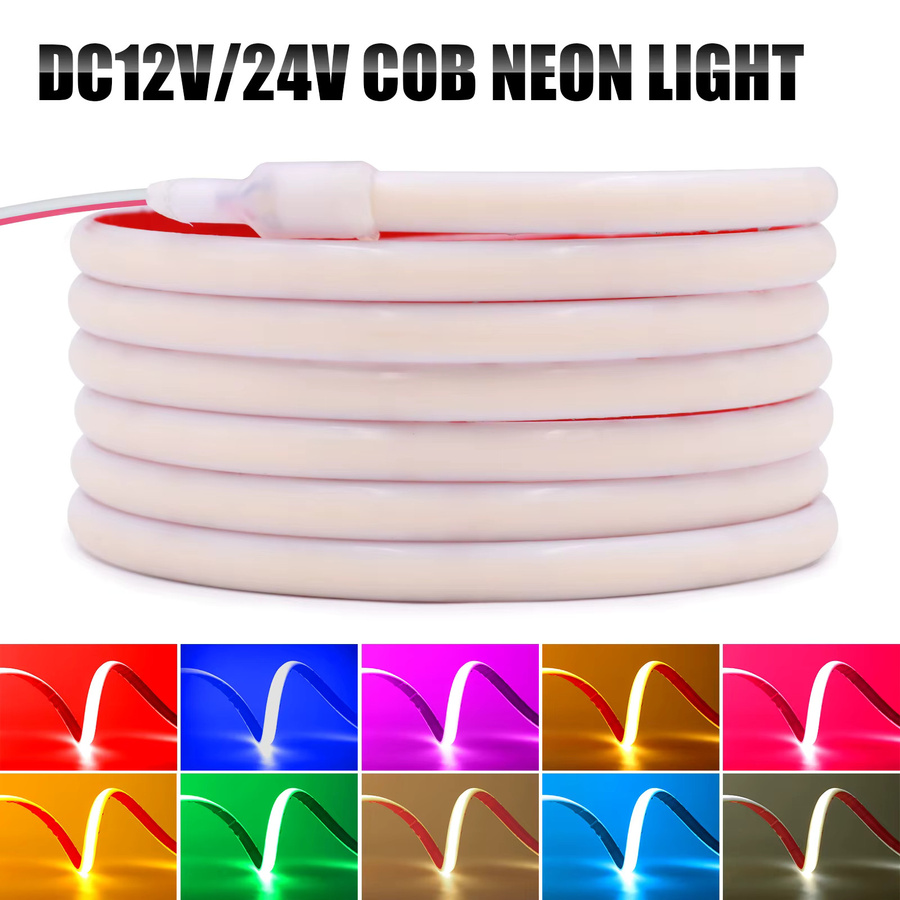 GAHADA COB LED-Streifen IP68 Wasserdicht Unterwasser-LED-Licht Multicolour RGB Flexibles Silikonband für Garten und Pool - Bild 2