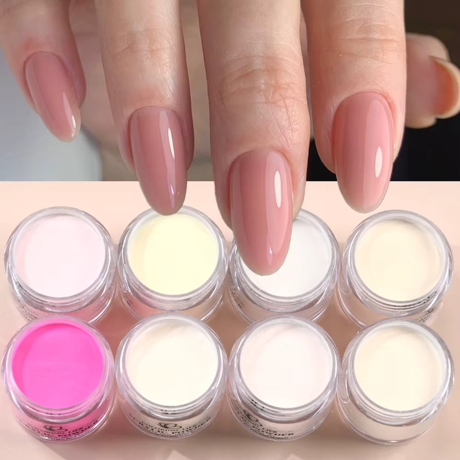 HotPress Nagelpuder 3-in-1, Nude Pink Rose Red, Glänzend - Bild 2