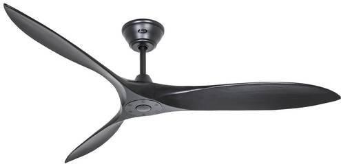 CasaFan ECO AIRSCREW 152 MS-MS Deckenventilator Schwarz matt mit Fernbedienung, Durchmesser: 152 cm, Höhe: 27,5 cm - Bild 1