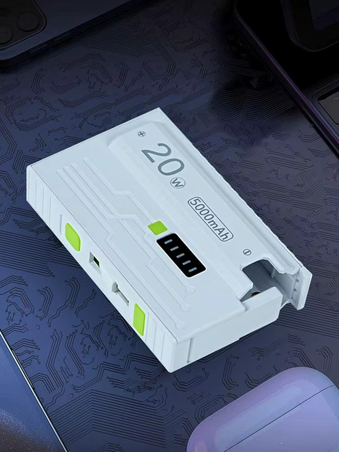DIY 21700 Batteriekasten Kit für Power Bank mit 20 W Schnellladung in Grau oder Weiß (ohne Batterien) - Bild 5