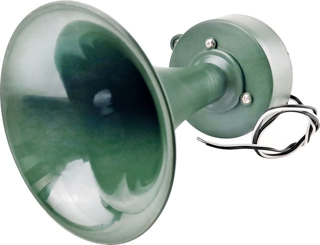 GHXAMP 12V Elektrischer Hochleistungs-Hornlautsprecher 35W Wasserdicht in Grün - Bild 1
