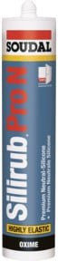 Soudal Silirub Pro Neutralsilikon in Transparent, 300 ml - Bild 1