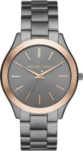 Michael Kors Armbanduhr, Quarz, Edelstahl, 44 mm, grau, Unisex - Bild 1