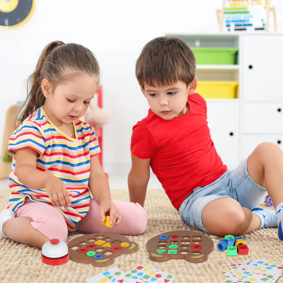 Little Bear Geometry Matching Puzzle, Brettspiel, 1-teiliges Set - Bild 4