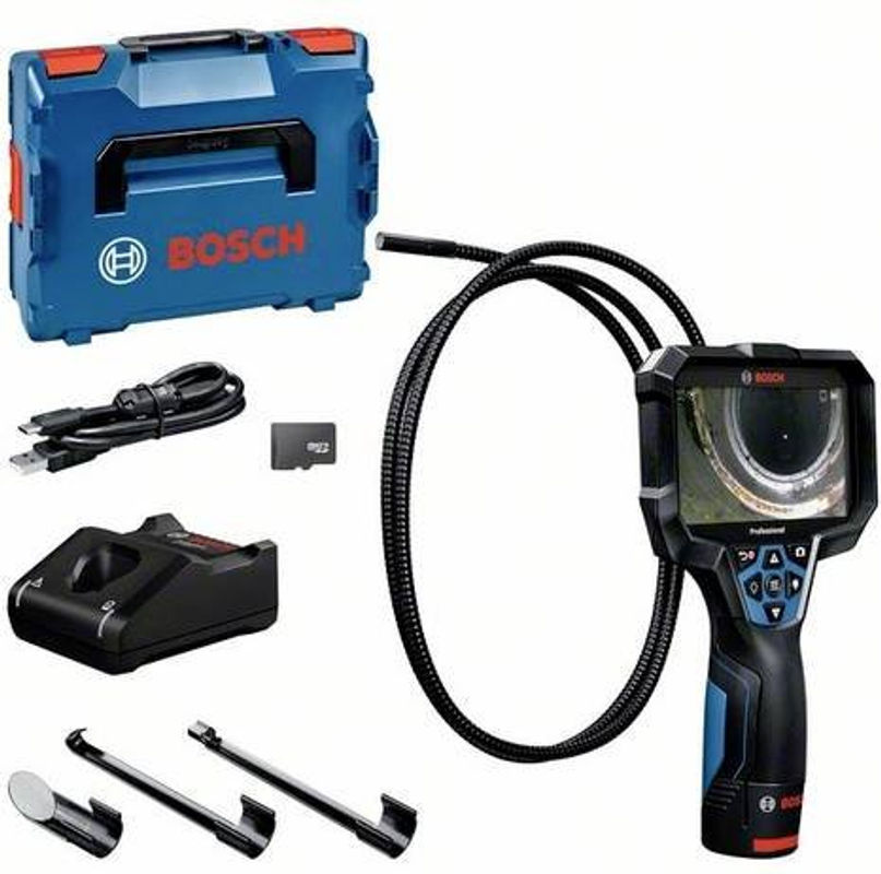 Bosch Professional Akku-Inspektionskamera GIC 12V-5-27 C in Blau/Schwarz mit 1 x Akku GBA 12V 2.0Ah und L-BOXX - Bild 2