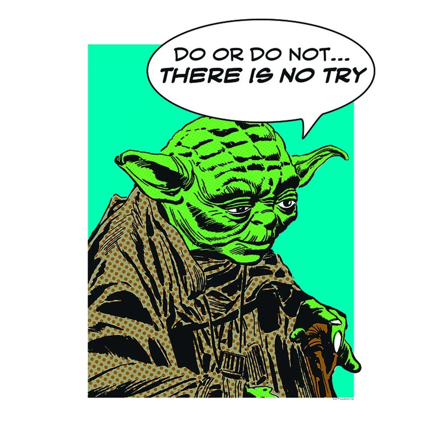 Disney Star Wars Yoda Poster Multicolor Breite: 40 cm, Höhe: 50 cm - Bild 2