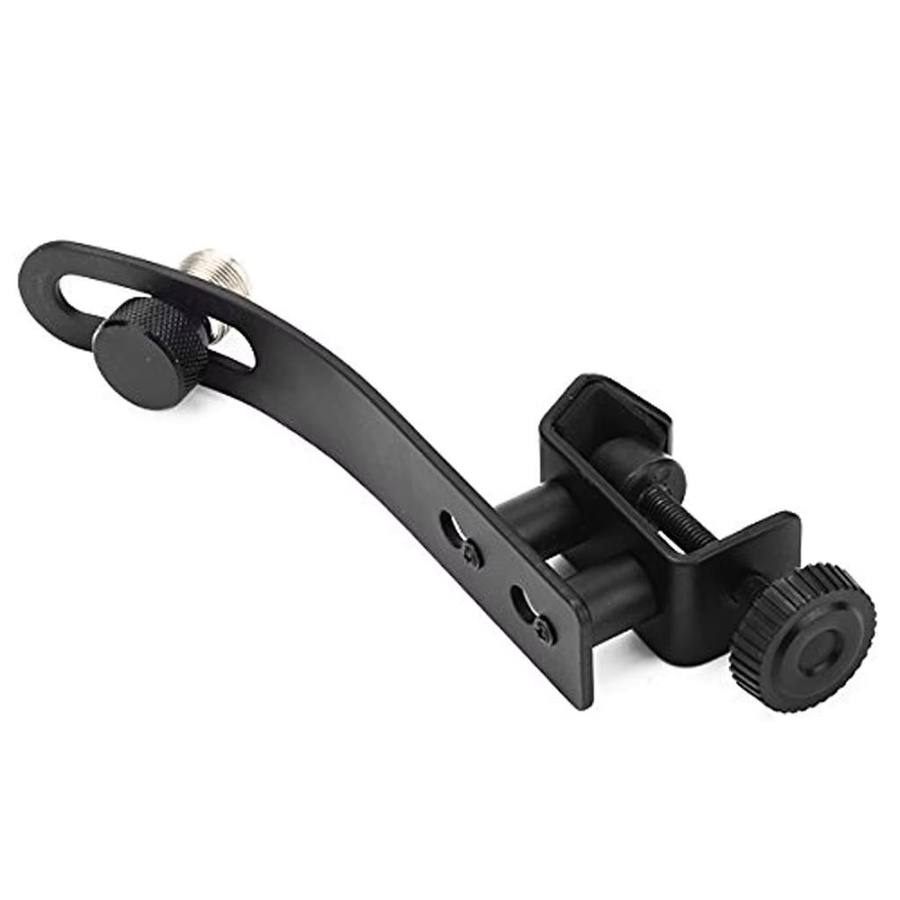 MagiDeal Drum Mic Clamp in Schwarz – Stoßfester Clip-Halter und professionelles Felgenmontage-Set für Snare und Tom im Recording Studio - Bild 4