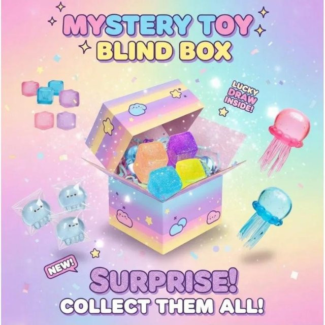 BC Pet Supplies Mystery Squishy Blind Box, Überraschungsspielzeug-Set, 2-teiliges Set, ab 12 Jahren - Bild 1