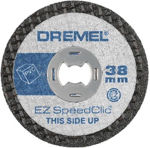 Dremel EZ SpeedClic Kunststoff-Trennscheiben SC476, silberfarben, Durchmesser: 38 mm - Bild 1
