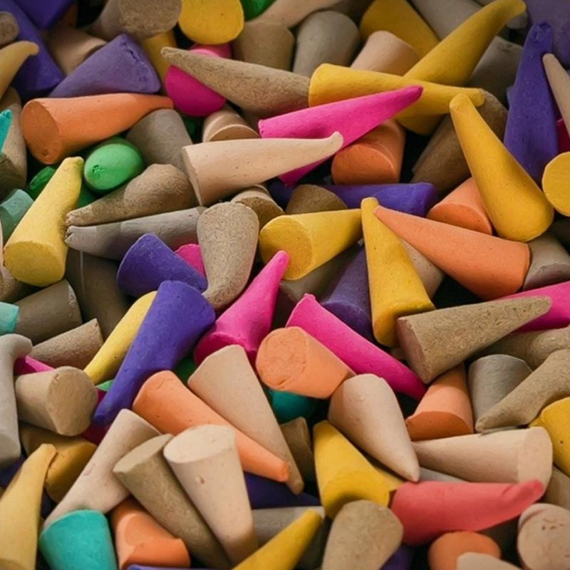 KTY Thailändische Pagode Aroma Kegel mit Sandelholz- und Adlerholzduft, 60 Stück - Bild 5