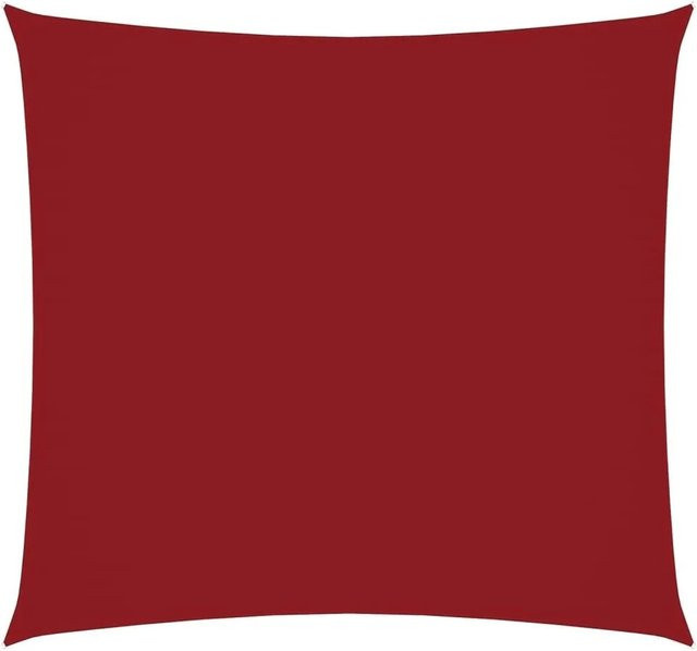 Furnicato Sonnensegel aus Oxford-Gewebe quadratisch in Rot, Breite: 6 m, Breite: 6 m - Bild 1