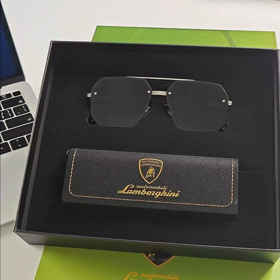 Lamborghini Sonnenbrille, Vollrand, Metall, black - Bild 3