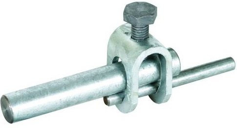 DEHN Stangenklemme St/tZn 380 020 in Silber aus Stahl - Bild 1