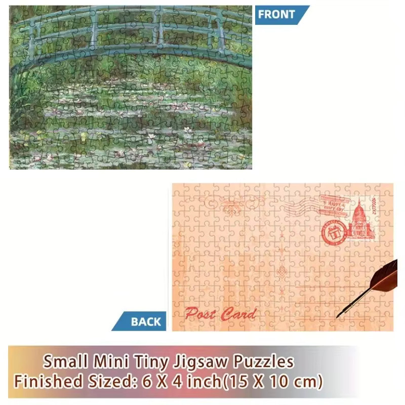 MaxRenard Brücke über einem Seerosenteich, Puzzle, 150 Teile - Bild 3