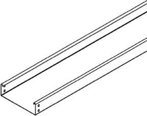 Niedax Kabelrinne RLU 60.200 inklusive Verbinder aus Stahl in Silber, Breite: 6,0 cm, Höhe: 20,0 cm - Bild 1