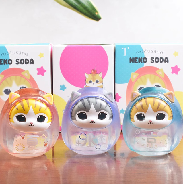 Mofusand Sommer Transparent Damo Gebete Für Glück Roly-Poly Spielzeug Blind Box - Bild 1