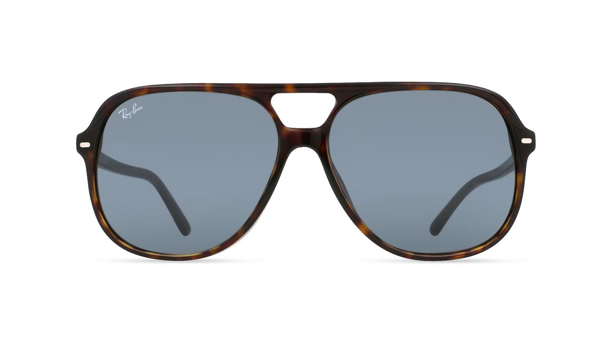 Ray-Ban RB 2198 Sonnenbrille, Vollrand, Quadratisch, Acetat, Unisex, Brown, Blue - Bild 1