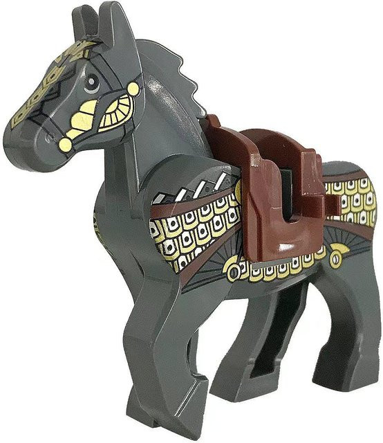 Yiran toy Mittelalterliches Pferd Streitross, Bausteine, ab 6 Jahren - Bild 1
