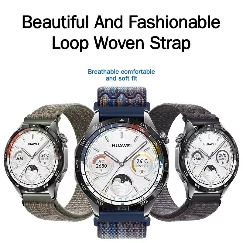 OAKCHARM Smartwatch-Armband Nylon, Multicolour - Bild 5