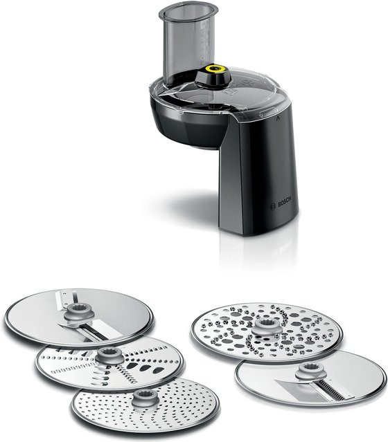 Bosch VeggieLove Set Durchlaufschnitzler-Aufsatz in Schwarz (MUZS68VL) - Bild 1