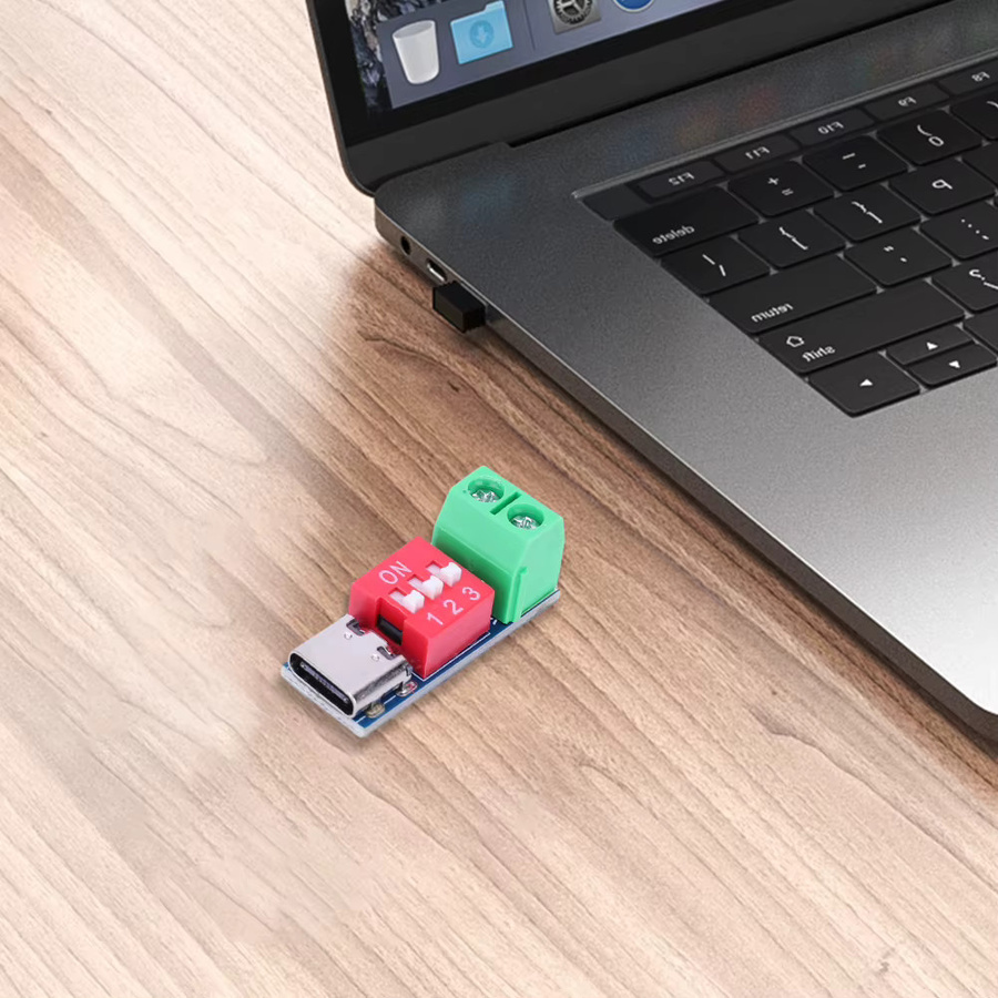 APWIKOGER PD Schnelllade-Testboard 5-20V Einstellbares USB Typ-C Power Delivery Boost Modul in Multicolour - Bild 2