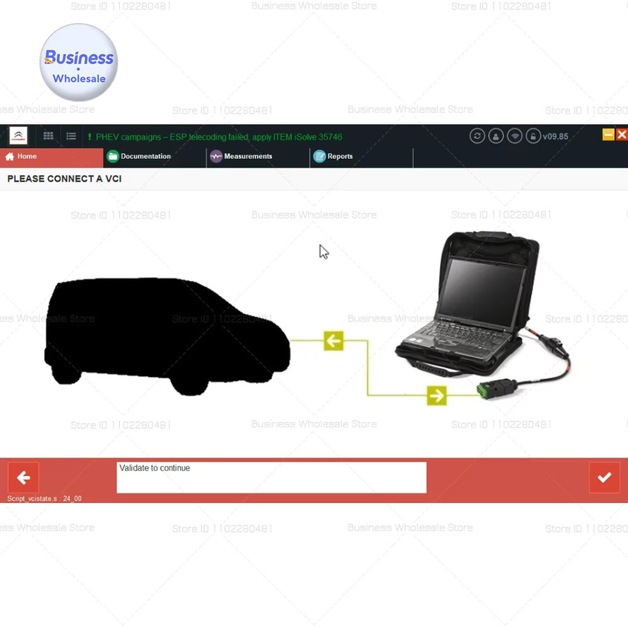 DiagBox 9.85 Auto-Diagnosesoftware für europäische Automodelle mit USB-Link zum Löschen von Fehlercodes und Reset - Bild 2