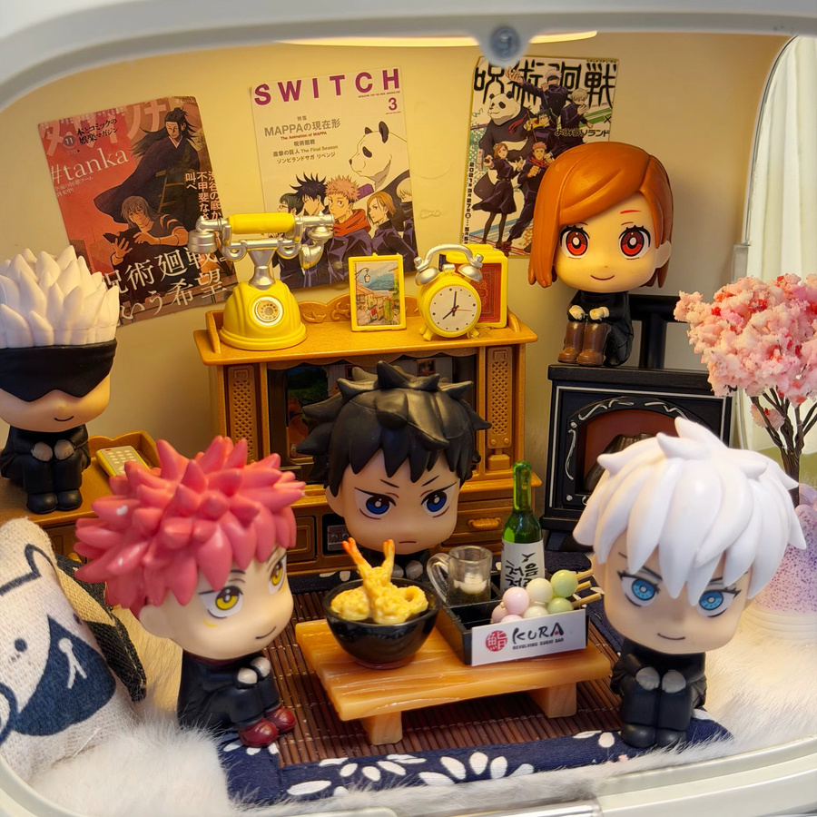 Bandai Jujutsu Kaisen Figuren, 5-teiliges Set, Kunststoff, Bunt / Mehrfarbig - Bild 5