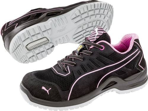 Puma Safety Fuse TC Pink Wns Low 644110-42 ESD Sicherheitsschuh S1P in Schwarz und Rosa, Größe 42 - Bild 1