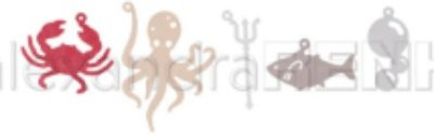 Ziyu Fisch Stanzformen und Stempel Set aus Metall für DIY Scrapbooking und Fotoalben, Multicolour - Bild 1