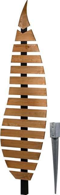 dobar Design Rankgitter Abstractus aus Holz in Braun, Höhe: 110 cm - Bild 1