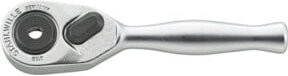 Stahlwille Mini-Bit-Feinzahnknarre 1/4 Zoll in Silber mit 18 mm Aufnahme - Bild 1